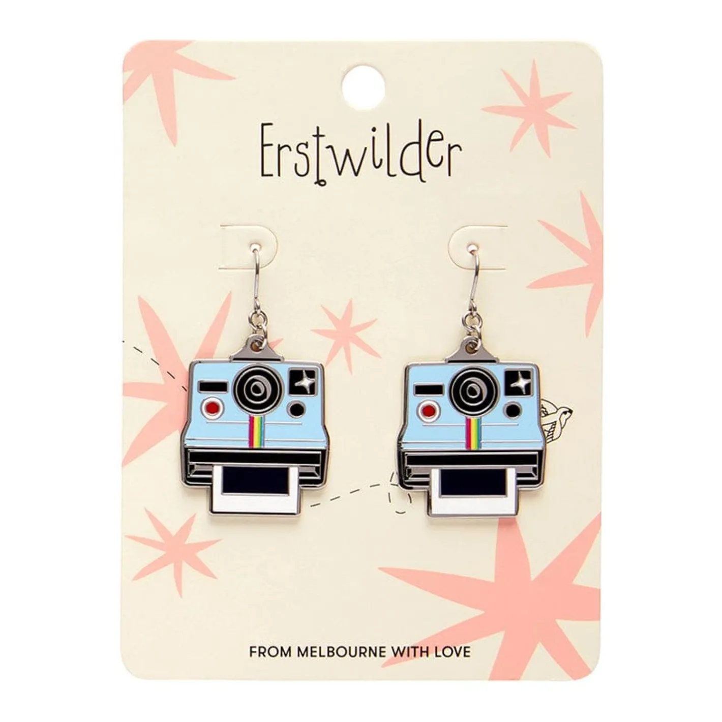 Erstwilder Picture Of Us Enamel Drop Earrings^ Enamel Earrings