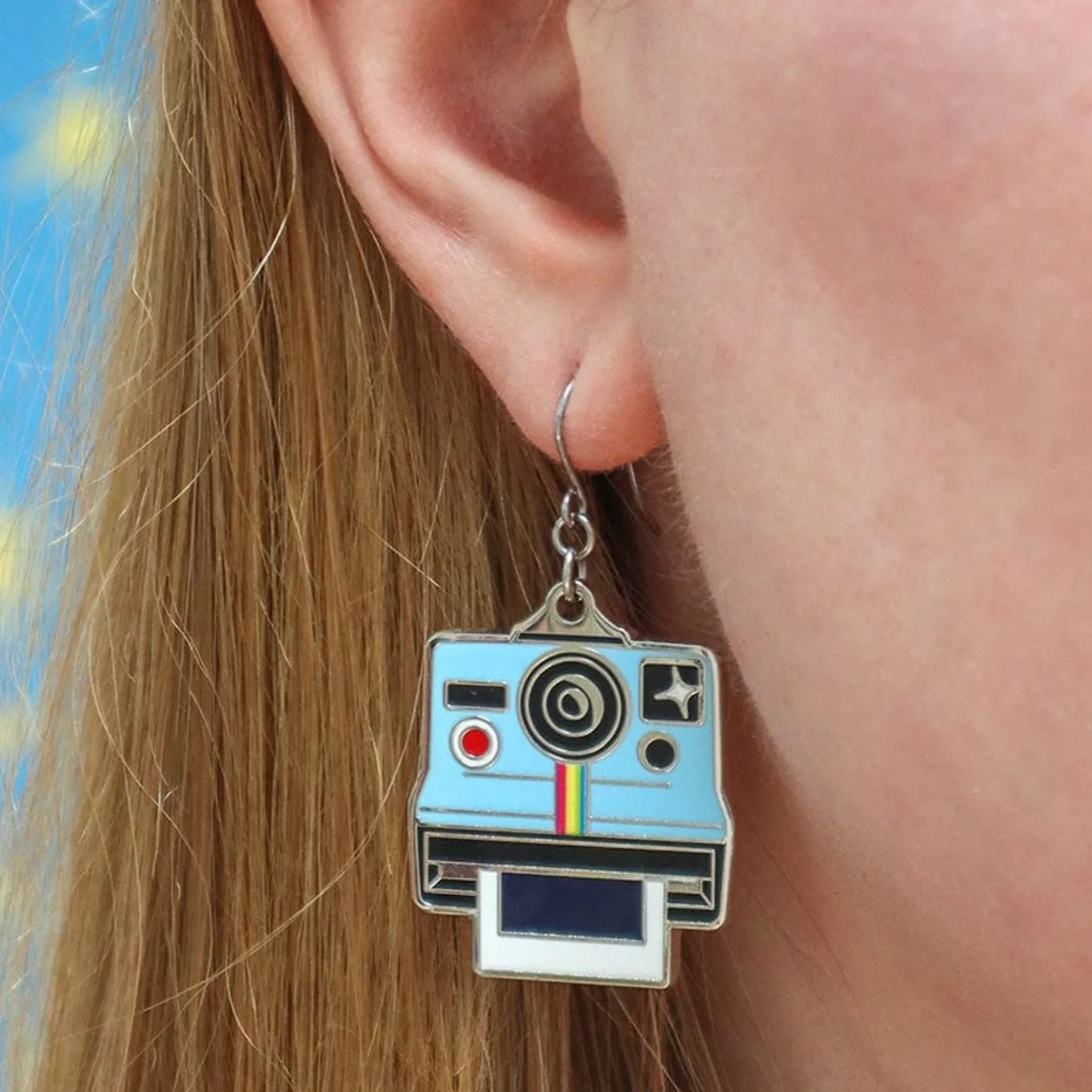 Erstwilder Picture Of Us Enamel Drop Earrings^ Enamel Earrings