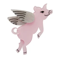 Erstwilder Pigs Can Fly Brooch^ Brooches