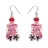 Erstwilder Pink Gin Party Drop Earrings^ Earrings