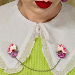 Erstwilder Pinky Promise Cardigan Clips^ Brooches