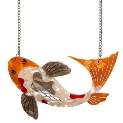 Erstwilder Playing Koi Necklace^ Necklaces