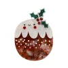 Erstwilder Plum Puddie Brooch^ Brooches