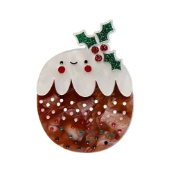 Erstwilder Plum Puddie Brooch^ Brooches