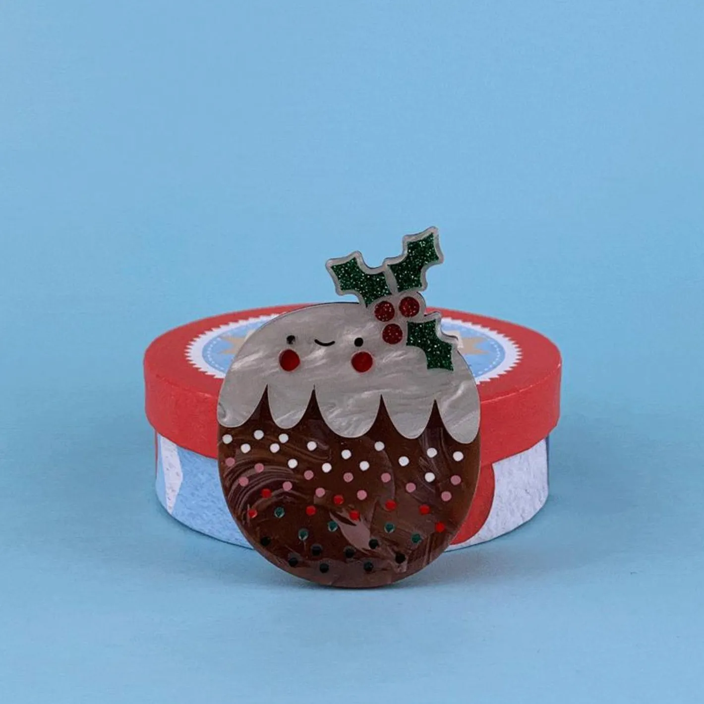Erstwilder Plum Puddie Brooch^ Brooches