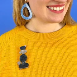 Erstwilder Poodle Along Brooch^ Brooches