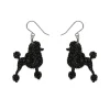 Erstwilder Poodle Glitter Hook Drop Earrings - Black^ Essential Earrings