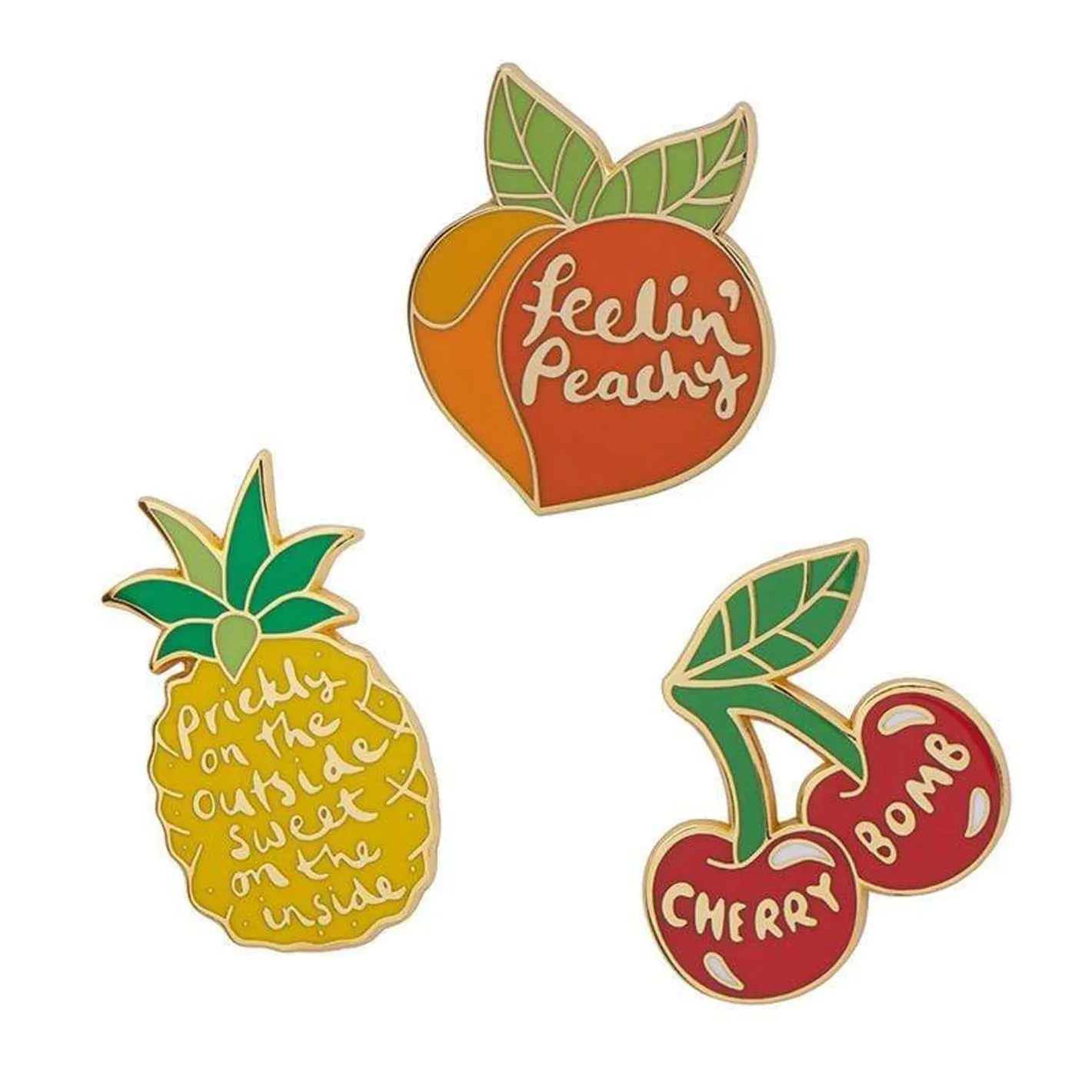 Erstwilder Prickly Pineapple Enamel Pin^ Enamel Pins