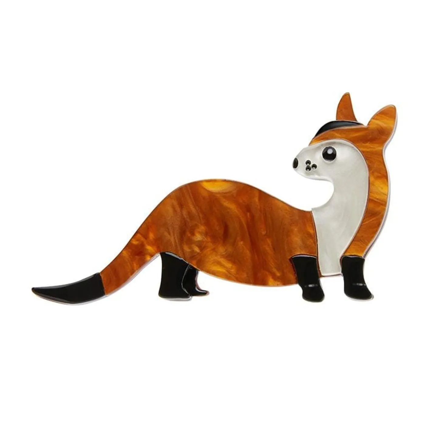 Erstwilder Prince Of The Prarie Black-Footed Ferret Brooch^ Brooches