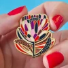 Erstwilder Protea In Bloom Enamel Pin^ Enamel Pins