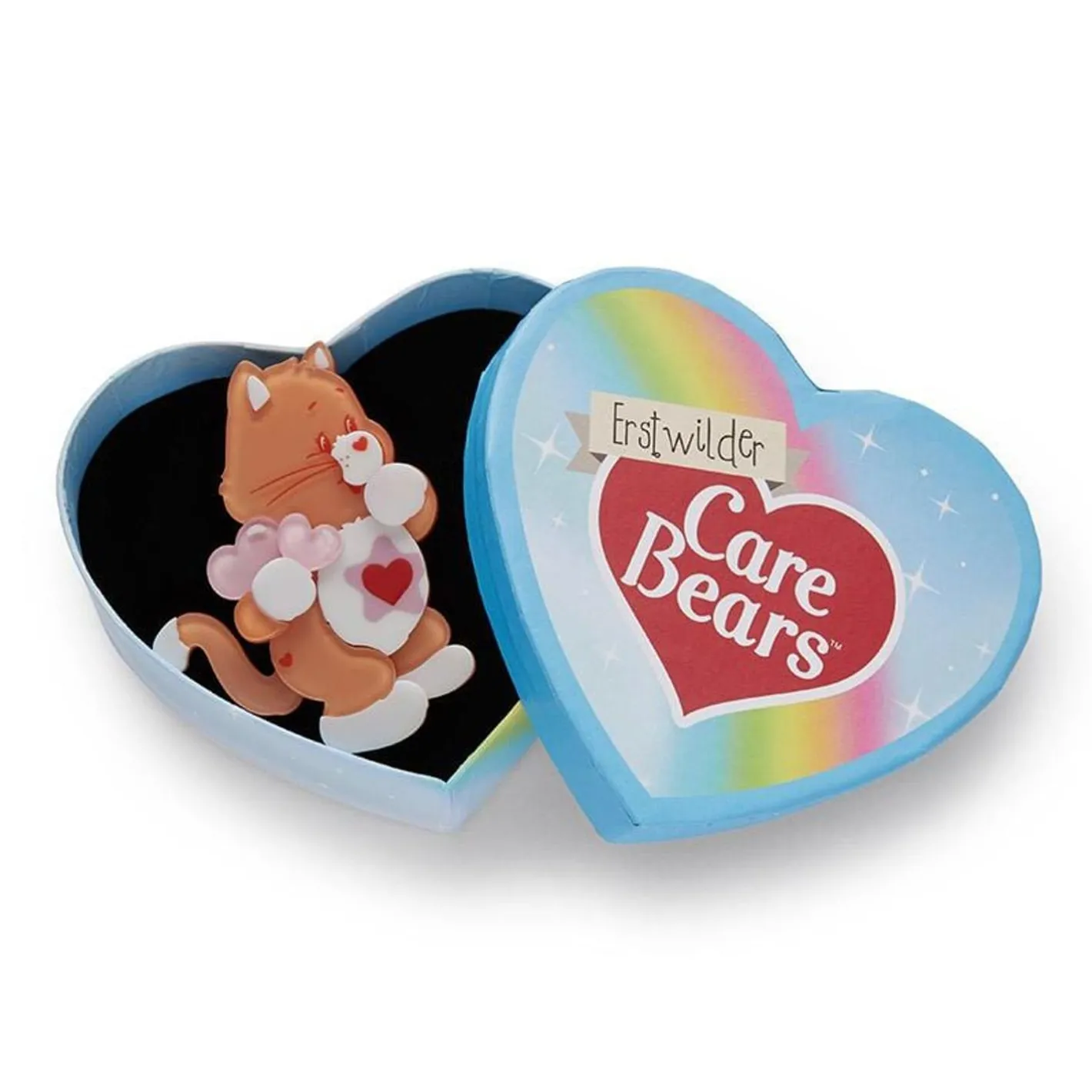 Erstwilder Proud Heart Cat Brooch^ Brooches