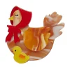 Erstwilder Proud Mother Hen Brooch^ Brooches