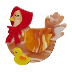 Erstwilder Proud Mother Hen Brooch^ Brooches