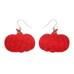 Erstwilder Pumpkin Magic Mirror Drop Earrings - Red^ Essential Earrings