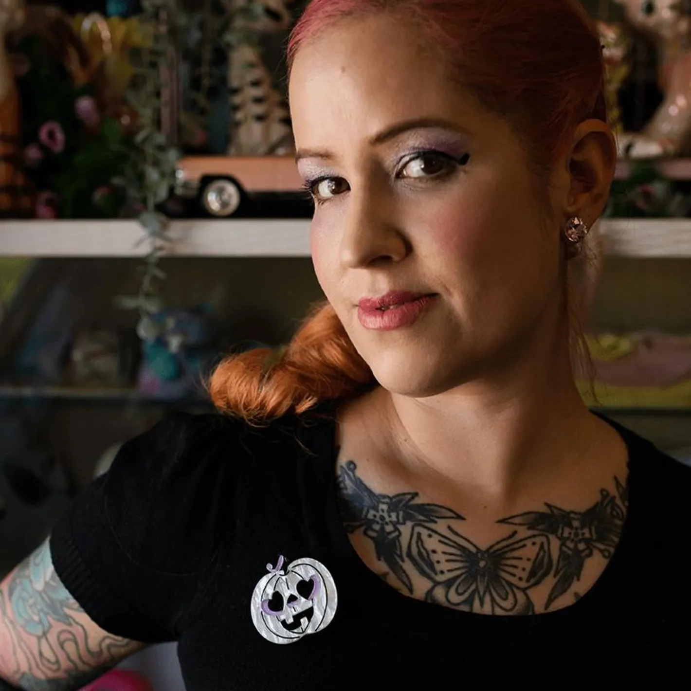 Erstwilder Pump-Kin Up The Jams Brooch^ Brooches