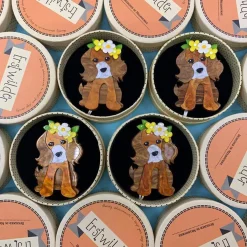 Erstwilder Puppy Love Brooch^ Brooches