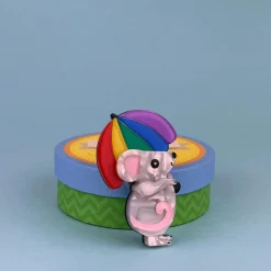 Erstwilder Rainbow Rain Brooch^ Brooches