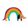 Erstwilder Rainbow Ruff Brooch^ Brooches