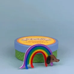 Erstwilder Rainbow Ruff Brooch^ Brooches