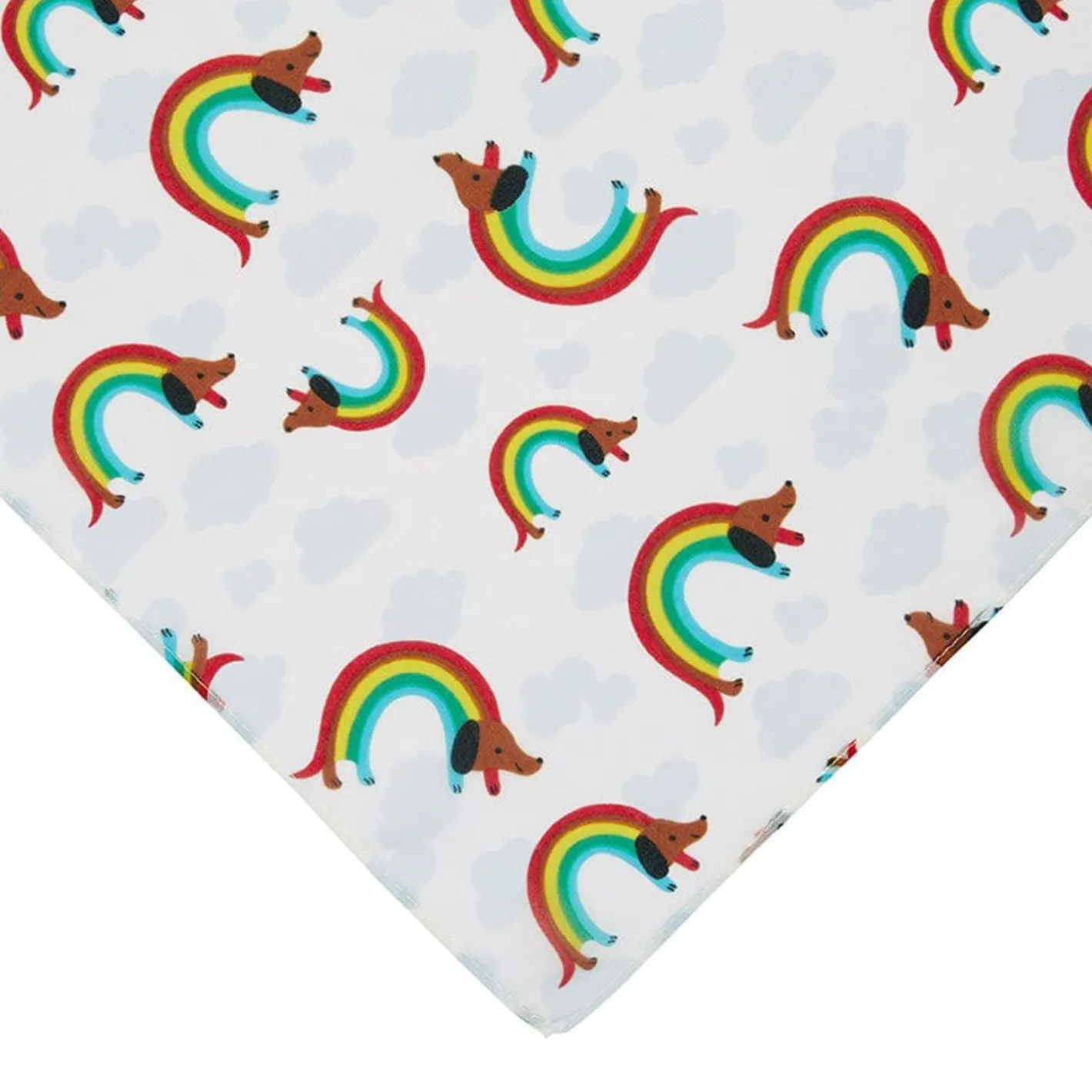 Erstwilder Rainbow Ruff Head Scarf White^ Scarves