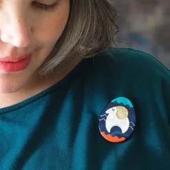 Erstwilder Ram Of Perseverance Brooch^ Brooches
