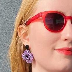 Erstwilder Remembrance Poppy Drop Earrings^ Earrings