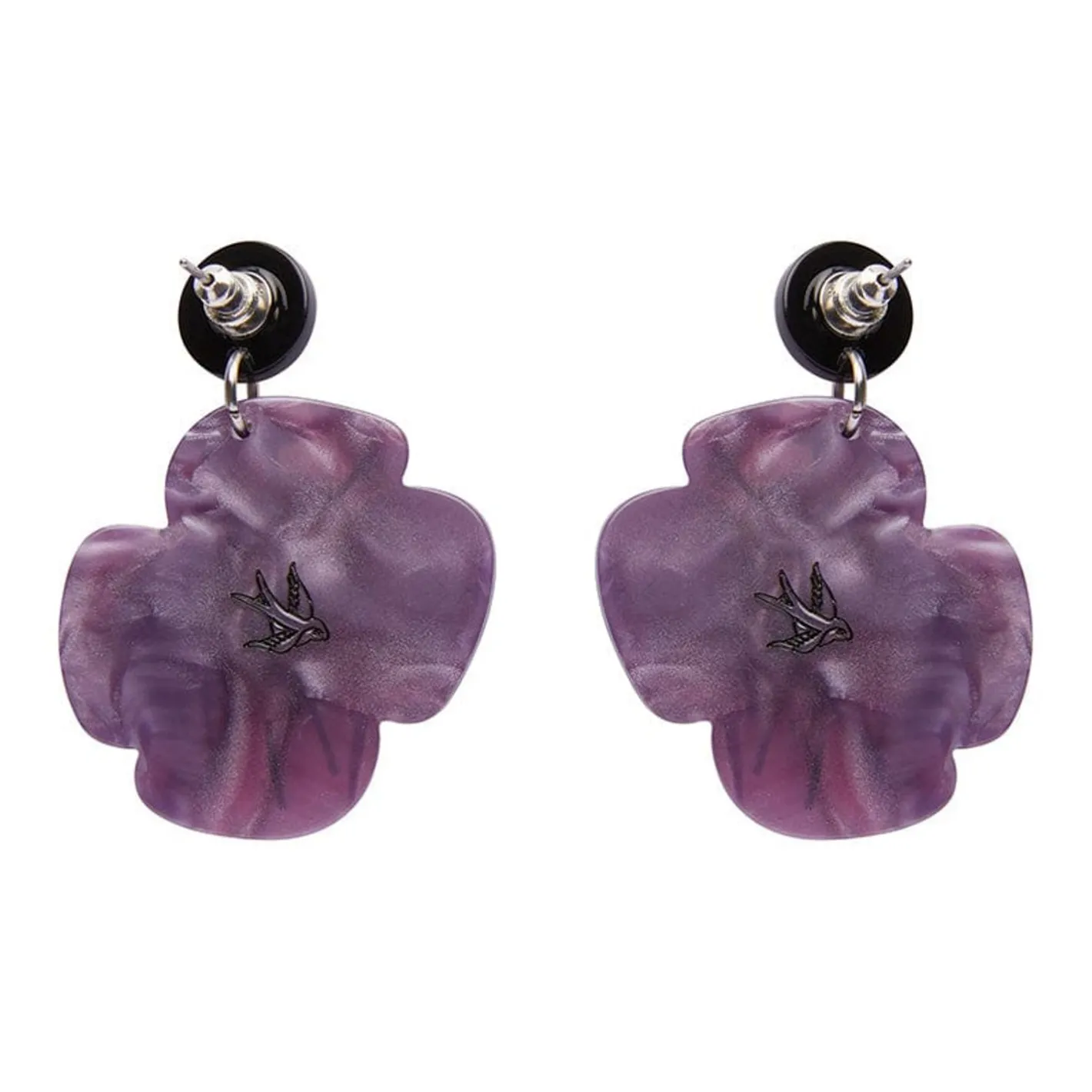 Erstwilder Remembrance Poppy Drop Earrings^ Earrings