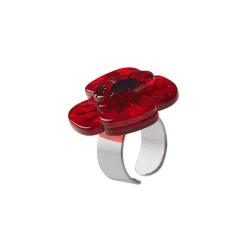 Erstwilder Remembrance Poppy Ring^ Rings