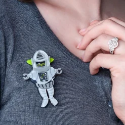 Erstwilder Robert The Rational Robot Brooch^ Brooches
