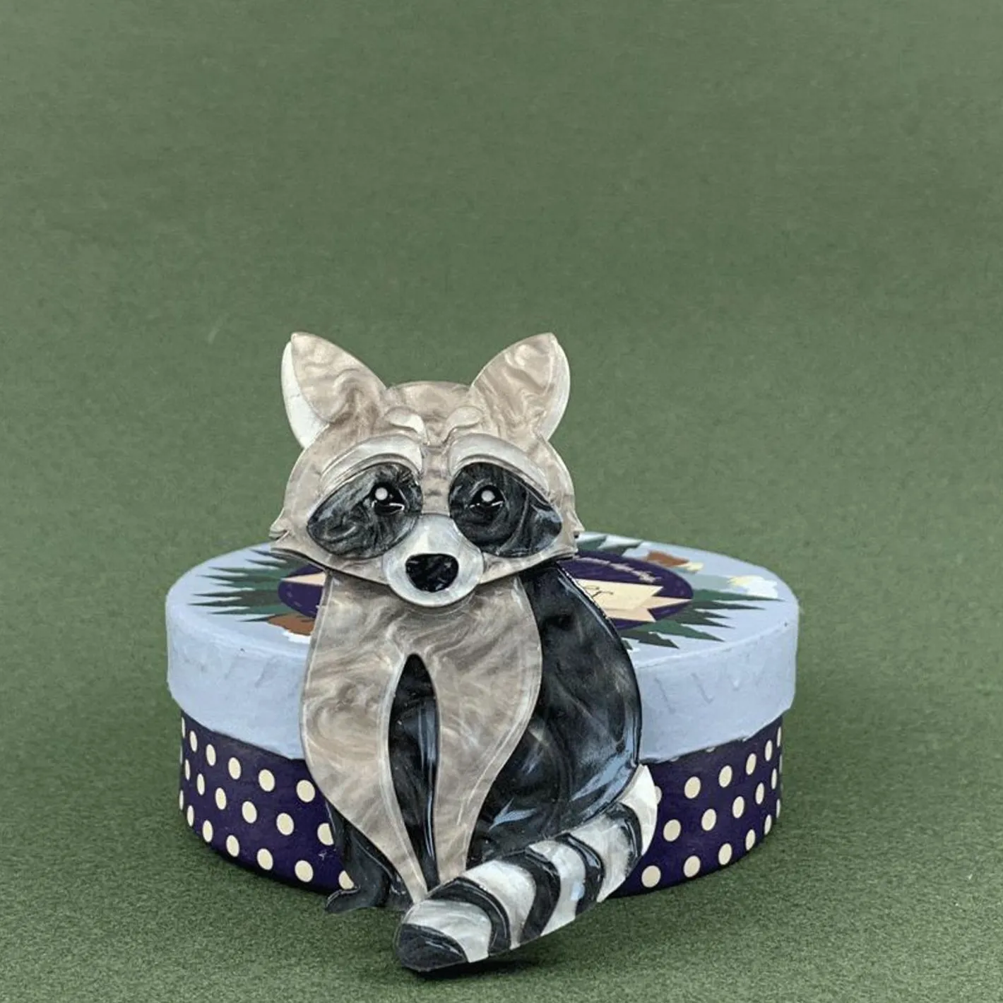 Erstwilder Rocket'S Riot Raccoon Brooch^ Brooches