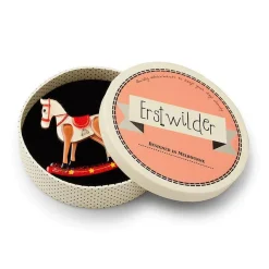 Erstwilder Rocking Reminiscence Horse Brooch^ Brooches