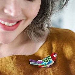 Erstwilder Rosie Rosella Brooch^ Brooches