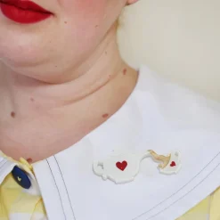 Erstwilder Rosy Lee Brooch^ Brooches