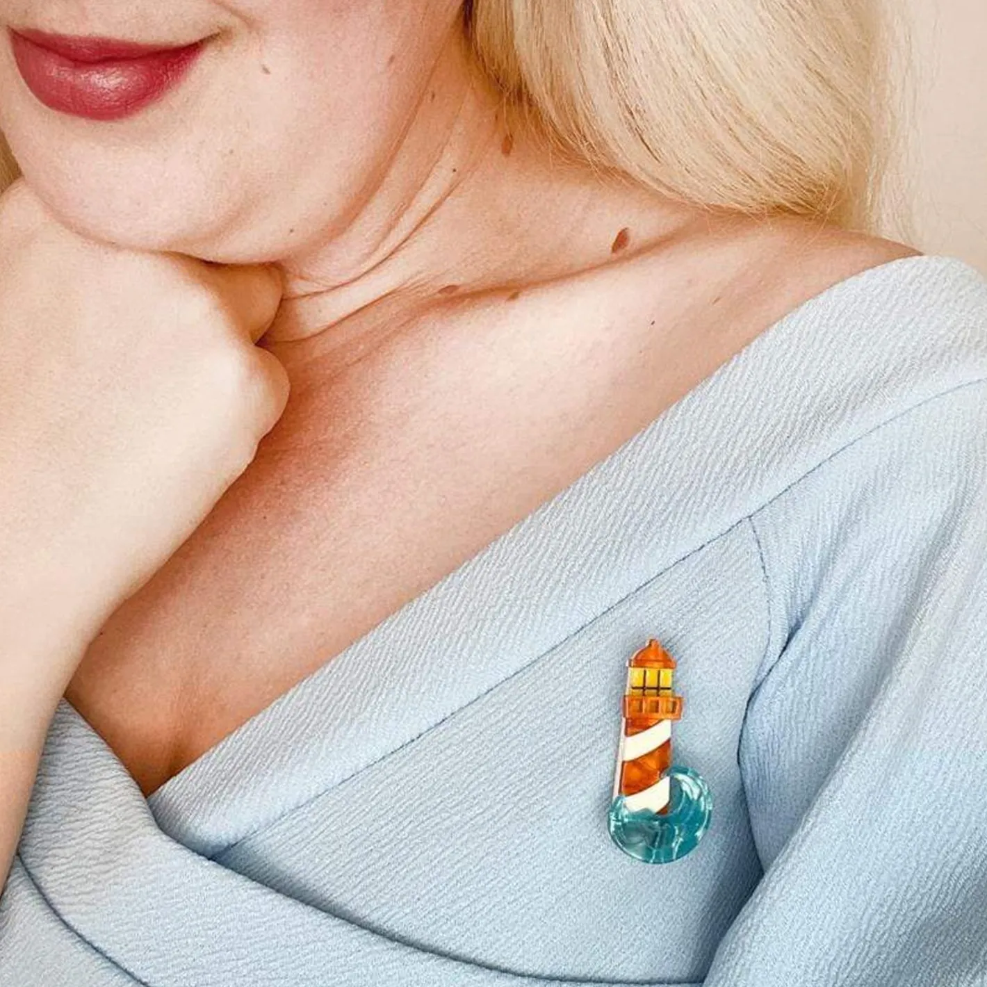 Erstwilder Round The Twist Mini Brooch^ Brooches