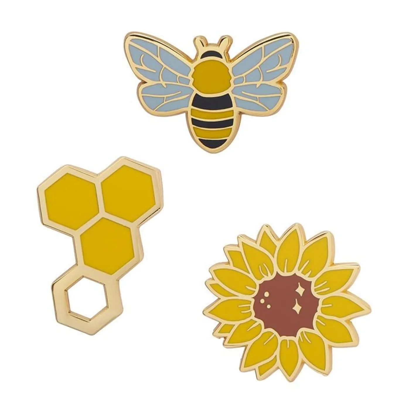 Erstwilder Salubrious Sunflower Enamel Pin^ Enamel Pins
