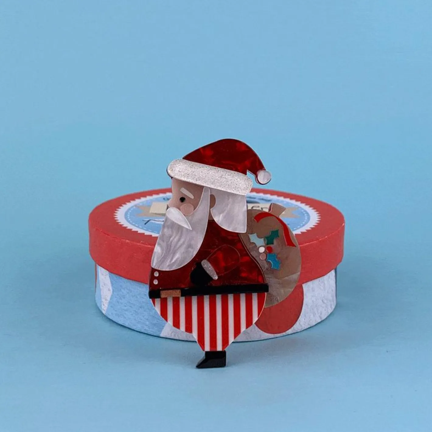 Erstwilder Santa Clause Brooch^ Brooches