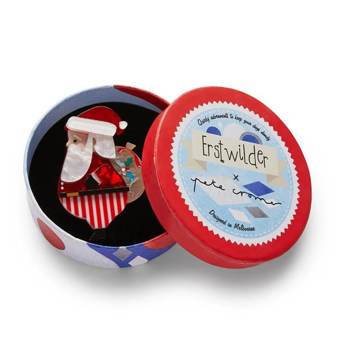 Erstwilder Santa Clause Brooch^ Brooches