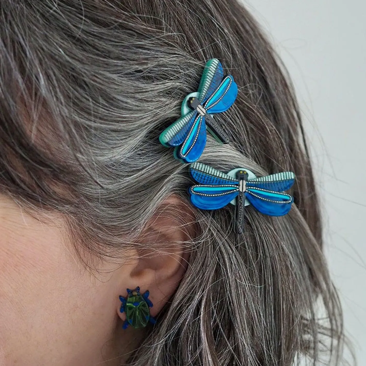 Erstwilder Sapphire Sky Dancer Hair Clips Set - 2 Piece^ Hair Clips & Claws