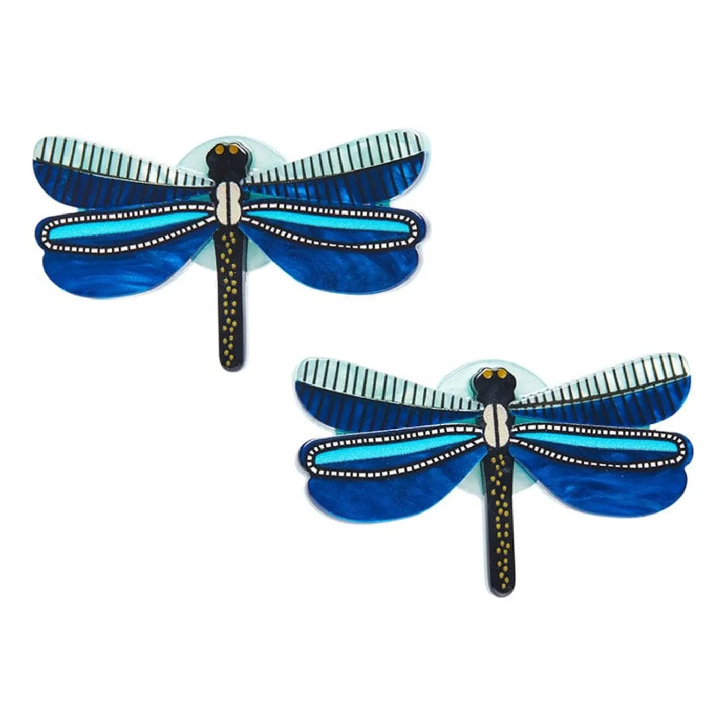 Erstwilder Sapphire Sky Dancer Hair Clips Set - 2 Piece^ Hair Clips & Claws