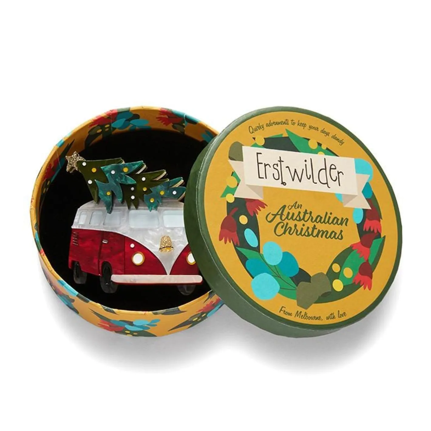 Erstwilder Seasonal Delivery Brooch^ Brooches