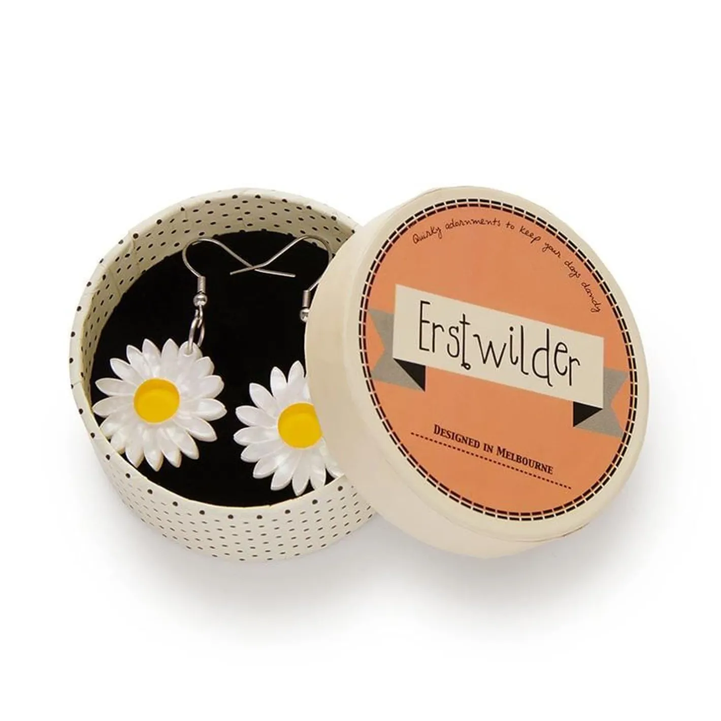 Erstwilder She Loves Me Daisy Drop Earrings^ Earrings