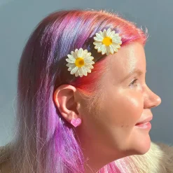 Erstwilder She Loves Me Daisy Hair Clips Set - 2 Piece^ Hair Clips & Claws