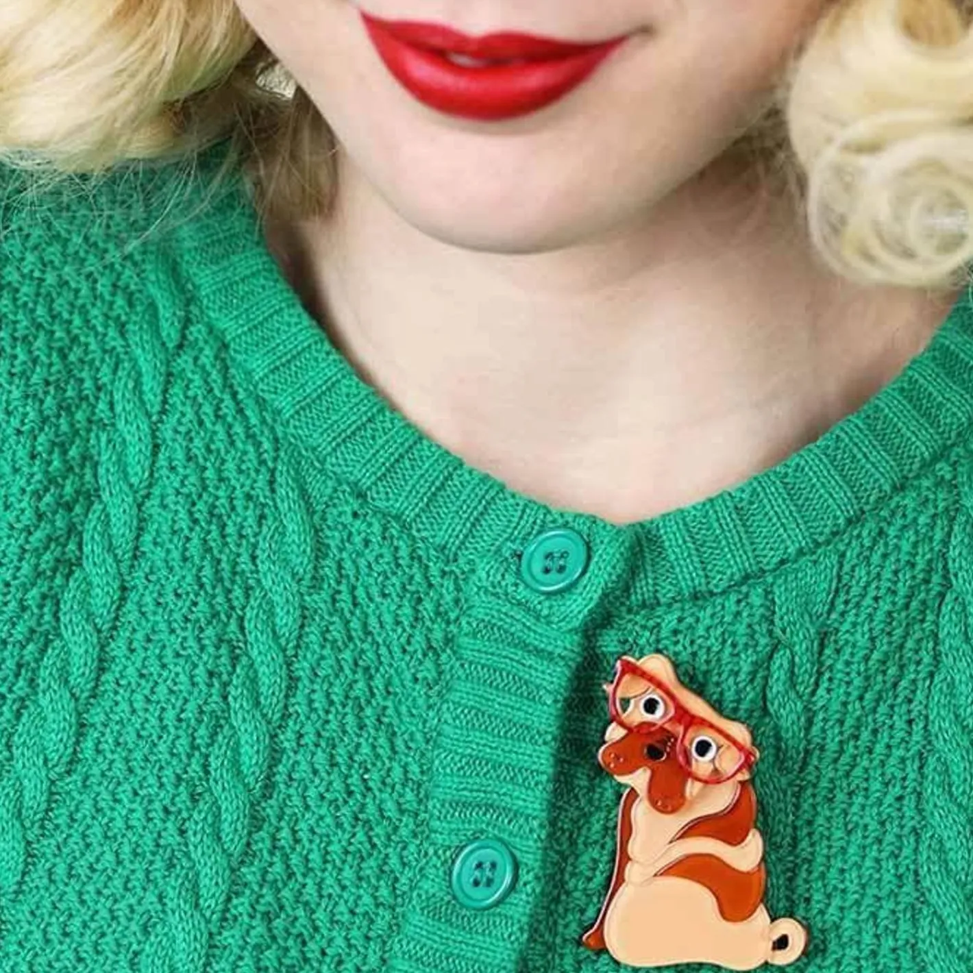 Erstwilder Shi-Ping The Shar Pei Dog Brooch^ Brooches