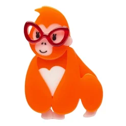 Erstwilder Short-Sighted Sophie Gorilla Brooch^ Brooches