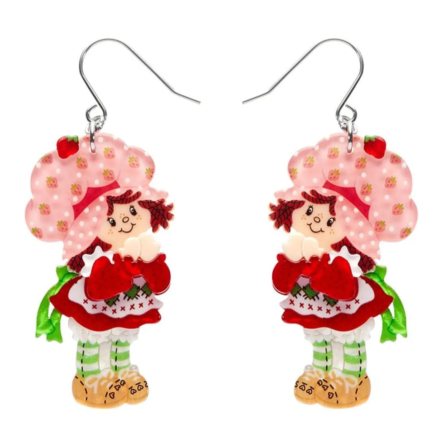 Erstwilder Simple Strawberry Pleasures Drop Earrings^ Earrings