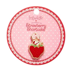 Erstwilder Sitting On A Strawberry Enamel Pin^ Enamel Pins
