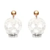 Erstwilder Skull Ripple Statement Earrings - White^ Essential Earrings