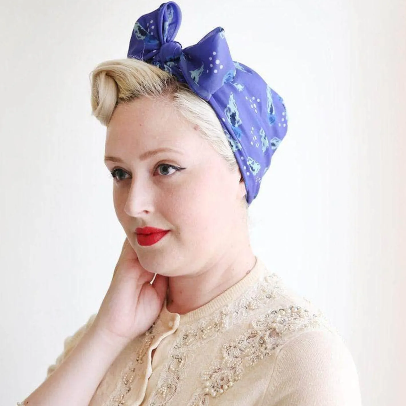 Erstwilder Slippin' Under Jellyfish Head Scarf^ Scarves