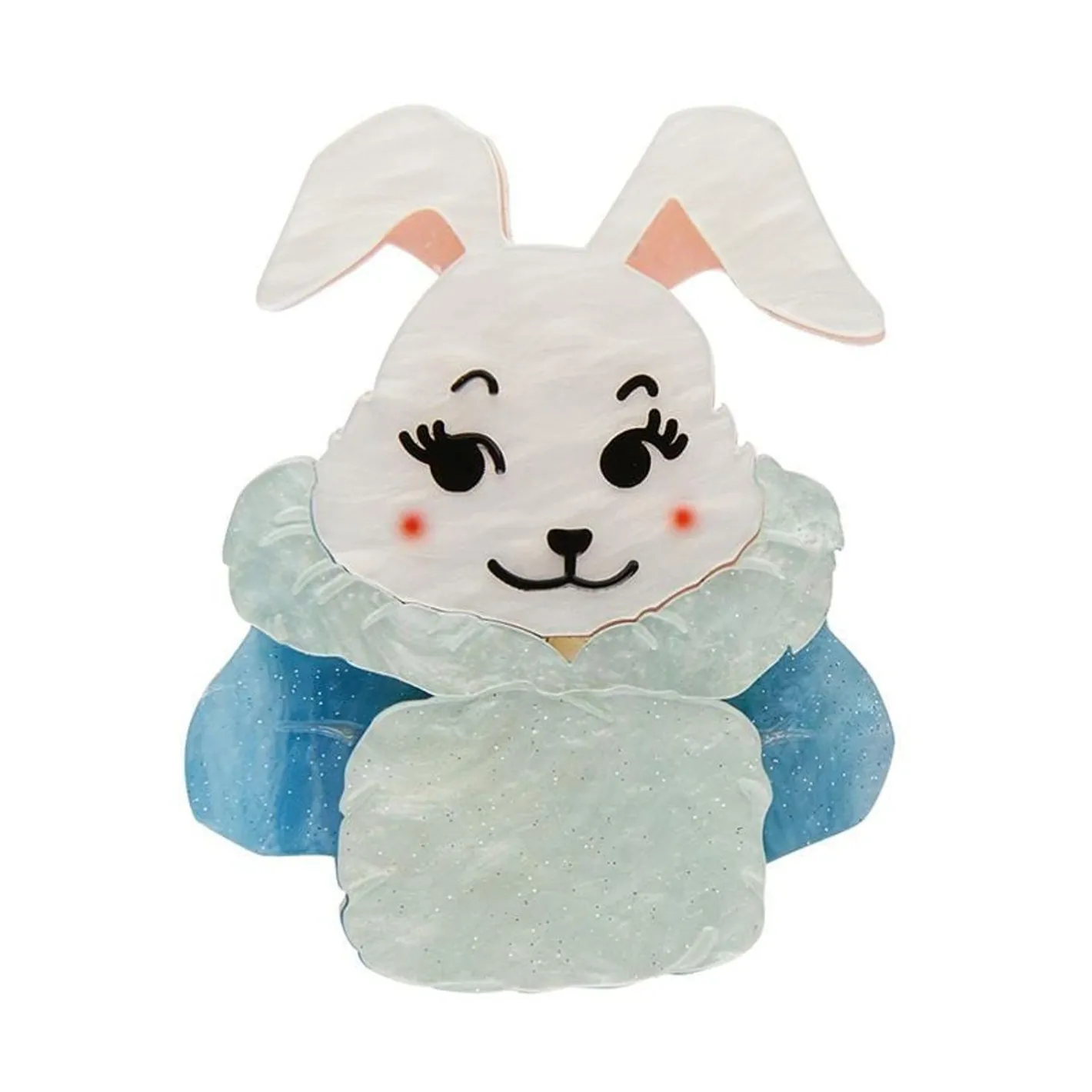 Erstwilder Snuggly Buffy Bunny Brooch^ Brooches