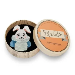 Erstwilder Snuggly Buffy Bunny Brooch^ Brooches